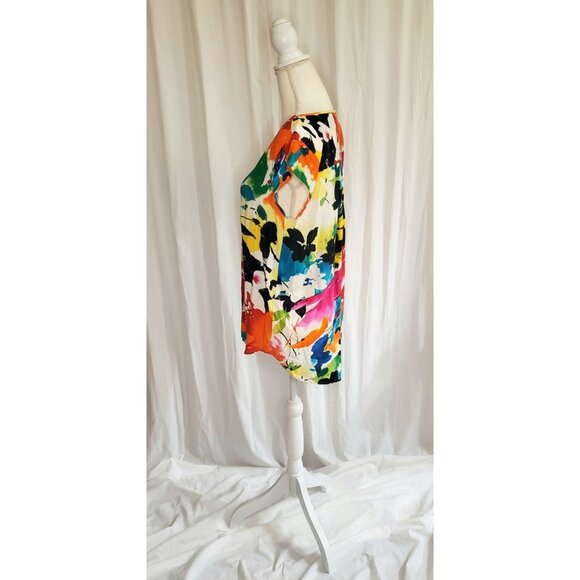 Jam's World Rainbow Abstract Symphony Daydreamer Shirt Top Women's Medium U.S.A. - Picture 5 of 13